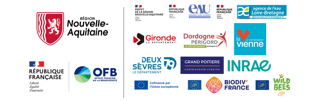 Logo financeurs du programme d’actions 2026 ARB Nouvelle-Aquitaine
