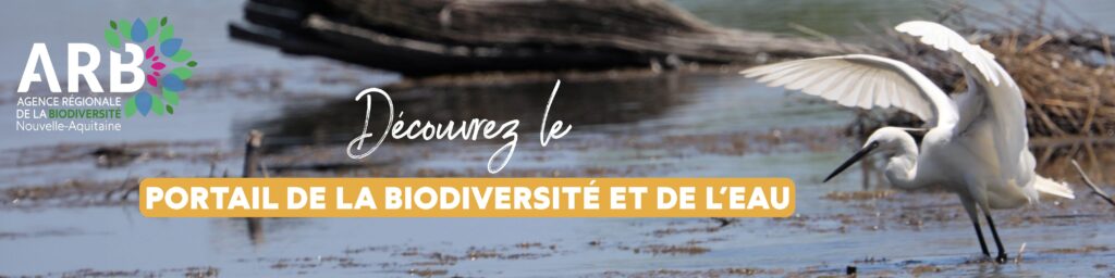 bannière présentation du portail de la biodiversité et de l'eau de nouvelle-aquitaine